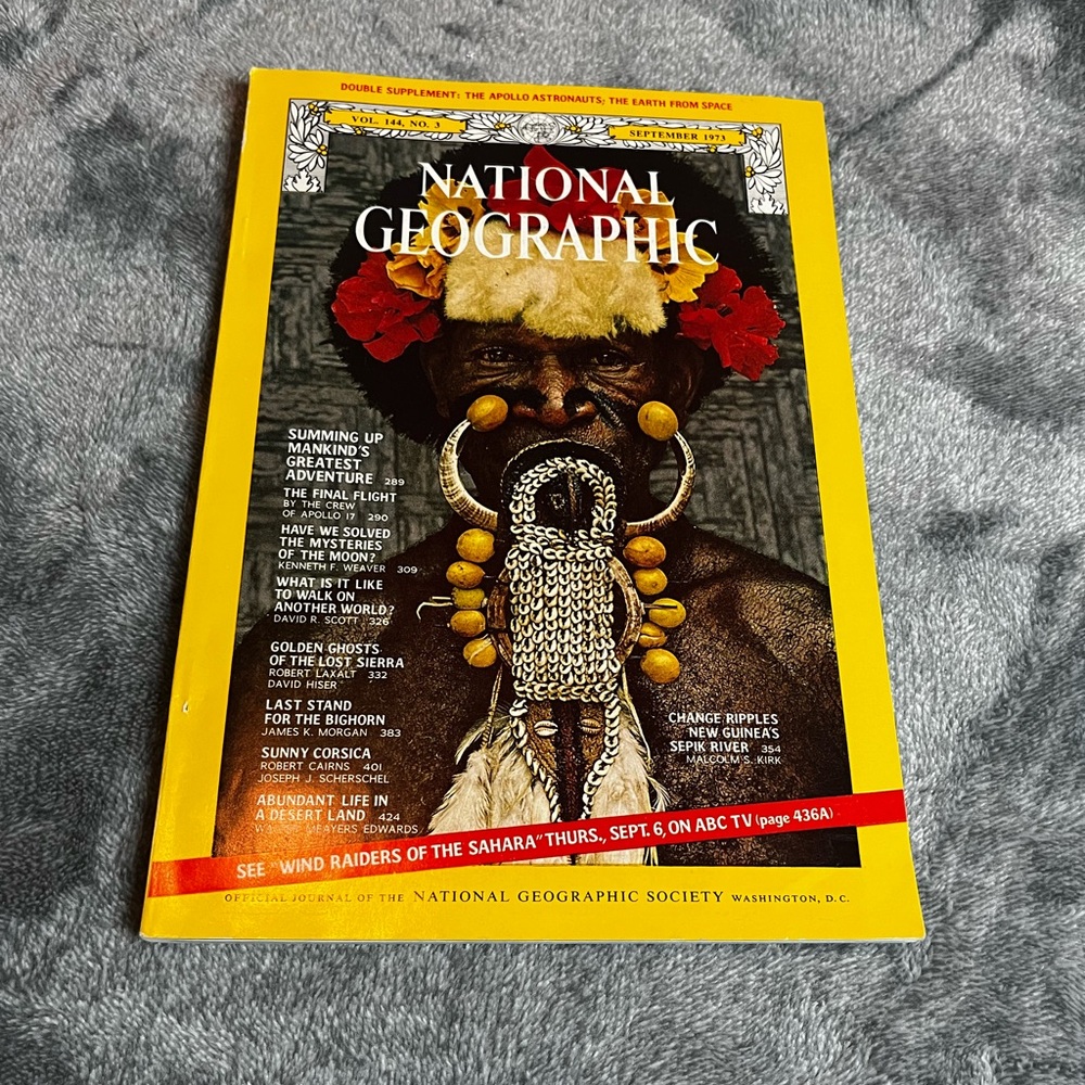 National Geographic Magazine Sept. 1973 The Final Flight Of Apollo 17 Vol. 144